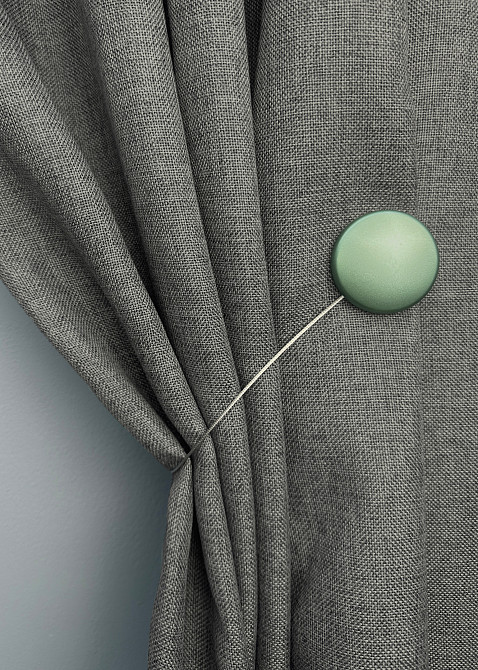 Магниты для штор и гардин Круг 2 шт Оливковый (81-293) Киев - изображение 5