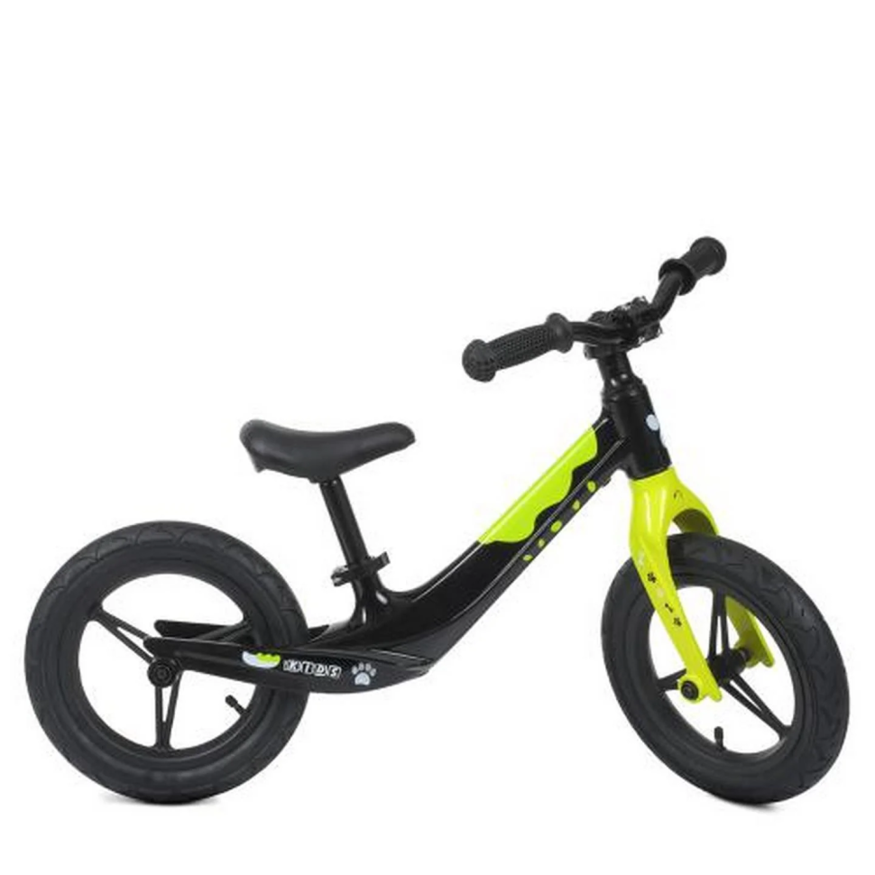 Біговел дитячий Profi Kids LMG1255-2 салатовий, 12 дюймів Вінниця - фото 1