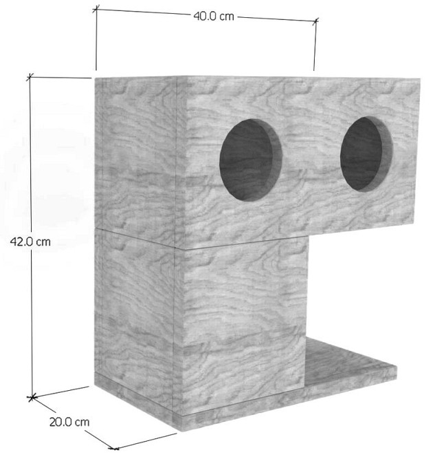 Домик для шиншиллы 