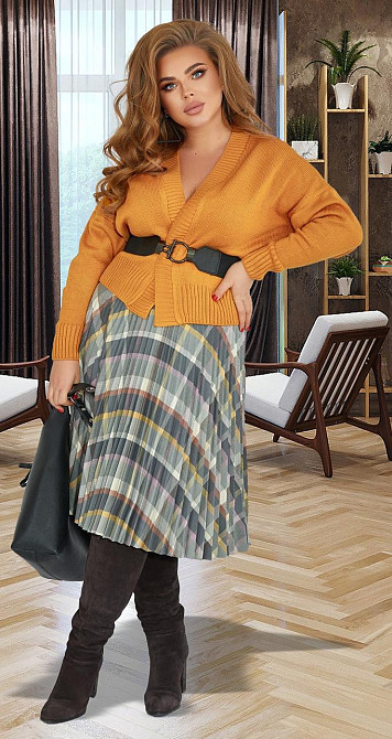 В'язаний жакет гладкої фактури (46-48) Київ - фото 6