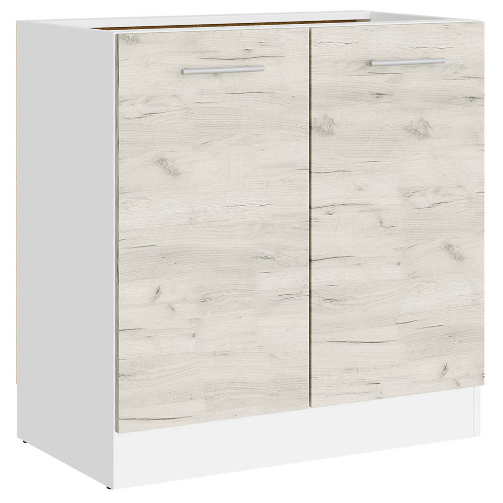 Кухонний модуль нижній Еверест Еко 800 дуб крафт білий/білий (без стільниці) 80х46х82 см (DTM-071024) Дніпро - фото 1