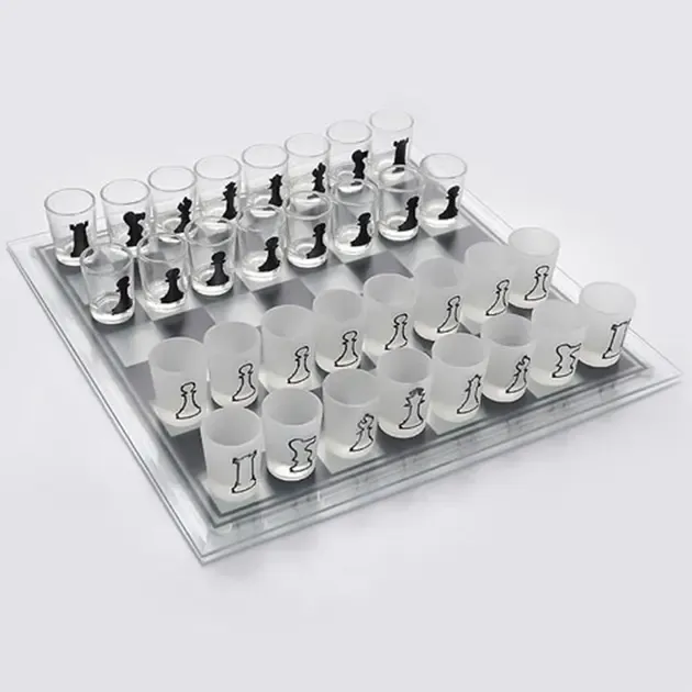 Алко шахматы с рюмками 38,5 x 38,5 см 62100 Коломия - фото 2
