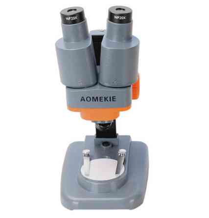 Микроскоп стереоскопический бинокулярный AOmekie 40X с подсветкой Киев
