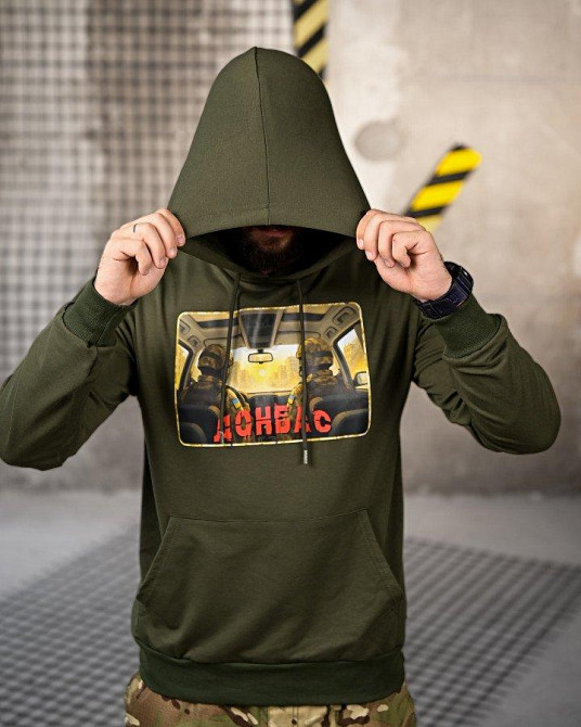 Мілітарі Худі Донбас oliva РП7400 Одеса - фото 1