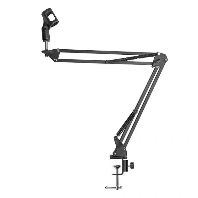 Настільний тримач металевий для мікрофона стійка-пантограф Вінниця - фото 2