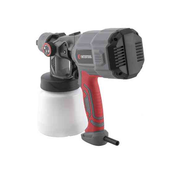 Краскопульт электрический HVLP, 0.55 кВт, 400 мл/мин, форсунка 1,8 мм, бачок 800 мл INTERTOOL DT-5055 Киев