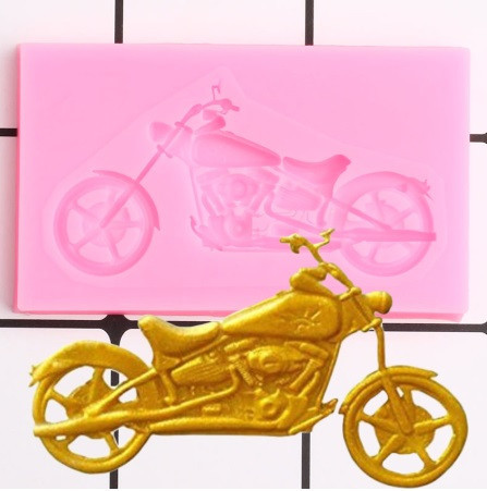 Молд кондитерський "Мотоцикл" - 7,7*4,6 см, силікон Київ - фото 1