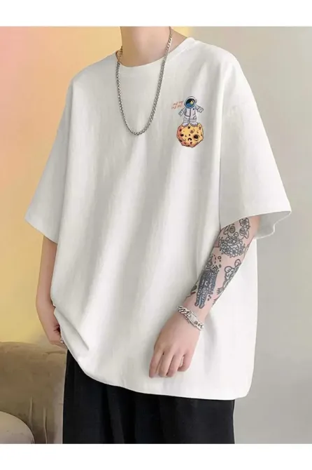 Футболка женская с принтом  46 Белая 2664083373 Днепр - изображение 3