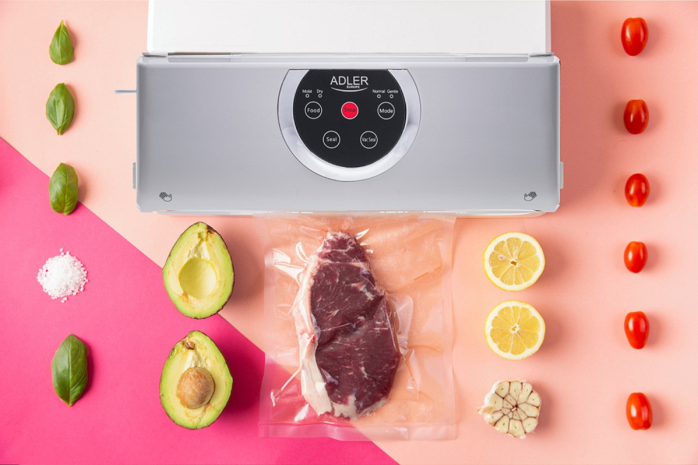 Вакууматор Adler AD 4503 для пакетів,рулонів та контейнерів/ 130Вт/ 30см/ ел. керування/ сірий Винница - изображение 3