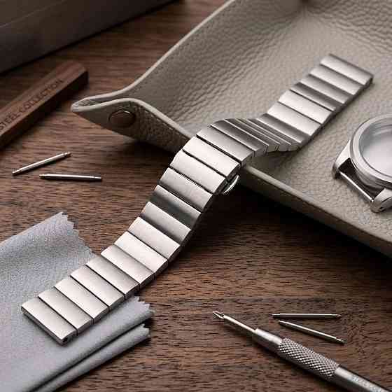 Ремінець металевий для годинника Besta Centurion Silver (20 мм) Сріблястий Вінниця
