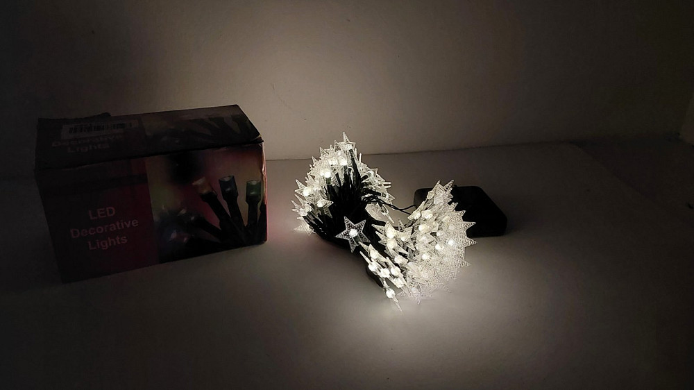 Гірлянда Зірочки 10м 120led на сонячній батареї 18729 Луцк - изображение 1