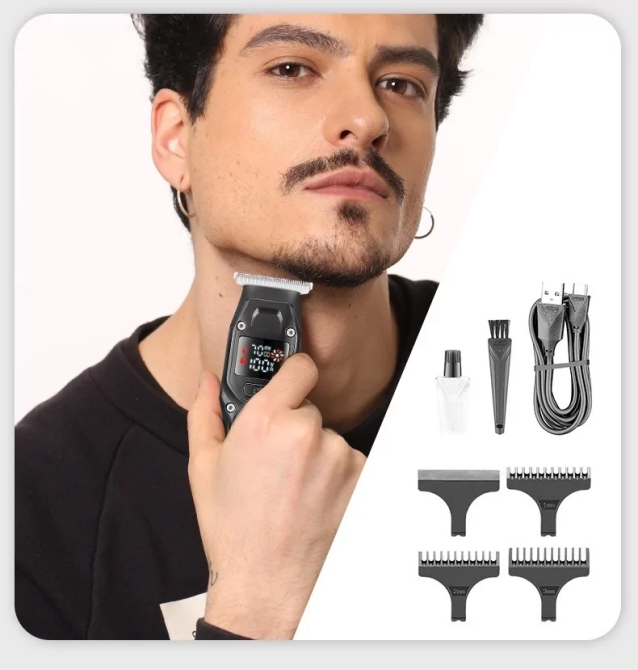 Мужской триммер Barber VGR V-964 машинка для стрижки бороды и усов Киев - изображение 3