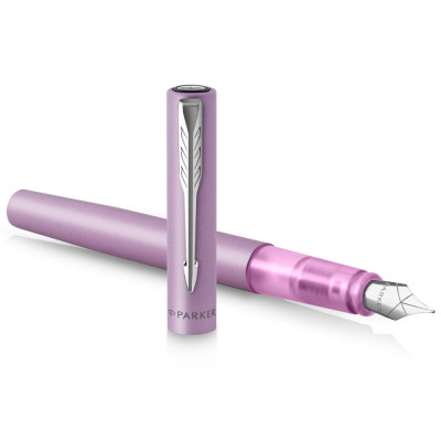 Ручка пір'яна Parker VECTOR 17 XL Metallic Lilac CT FP M (06 412) Вінниця - фото 3