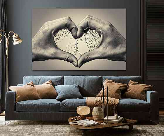 Картина холст в гостиную / спальню   Закохані   MLP_219 80x120 см Киев