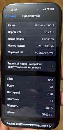 Айфон iPhone 15 SIM-фіз. Київ