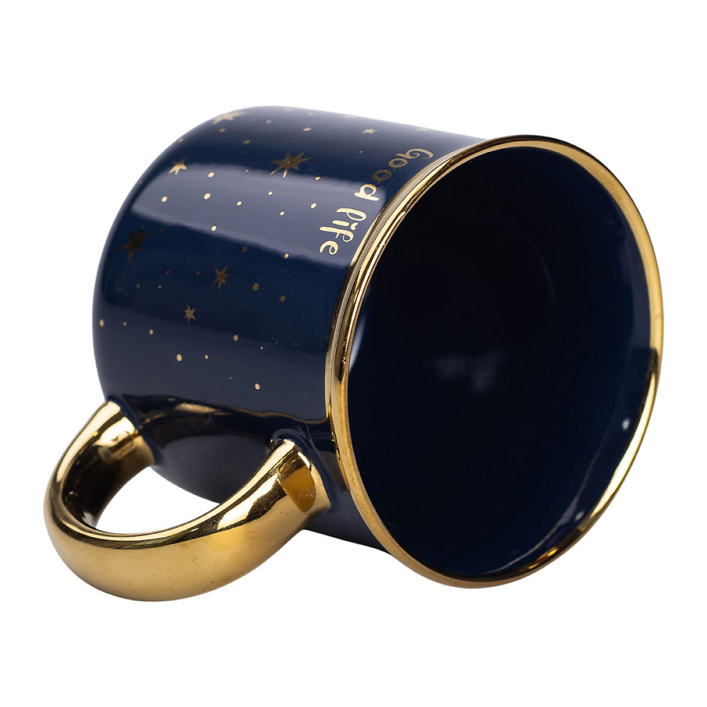 Liling Rongxiang Ceramic Чашка порцелянова із золотим обідком та позолоченою ручкою 320 (мл) Go Киев - изображение 4