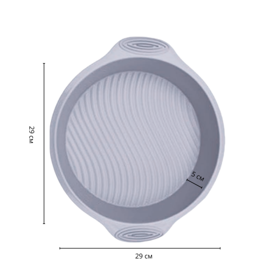 Набор формы силиконовые для выпечки 8 штук,комплект кухонных пренадлежностей с прихваткой,цвет серый Каменец-Подольский