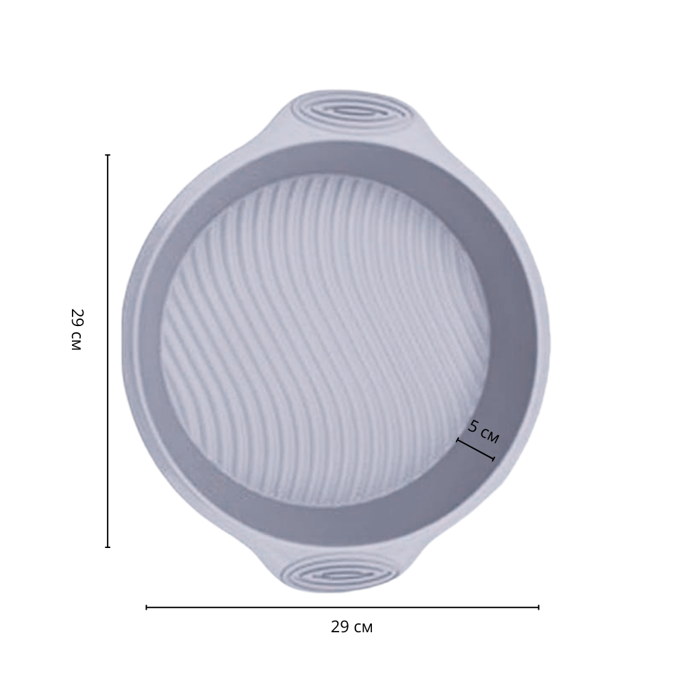 Набор формы силиконовые для выпечки 8 штук,комплект кухонных пренадлежностей с прихваткой,цвет серый Каменец-Подольский - изображение 2