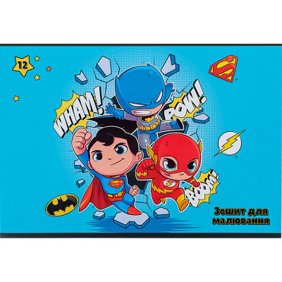 Альбом для рисования Kite DC Comics, 12 листов (DC24-241) Винница - изображение 9