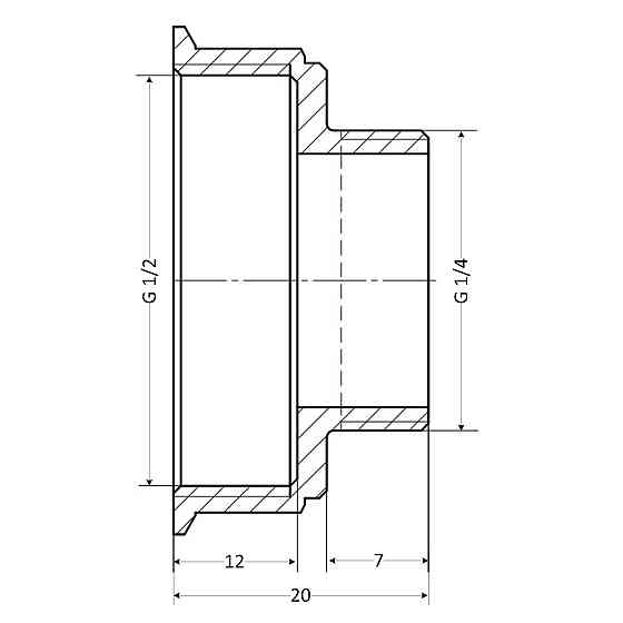 Перехід Thermo Alliance Standart 1/2"х1/4" ВН SD409156 Київ