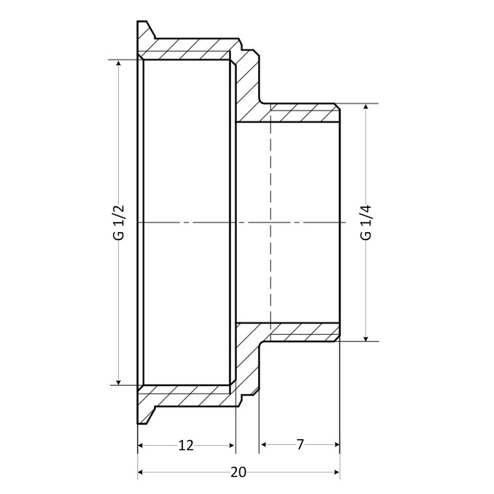 Перехід Thermo Alliance Standart 1/2"х1/4" ВН SD409156 Київ - фото 2