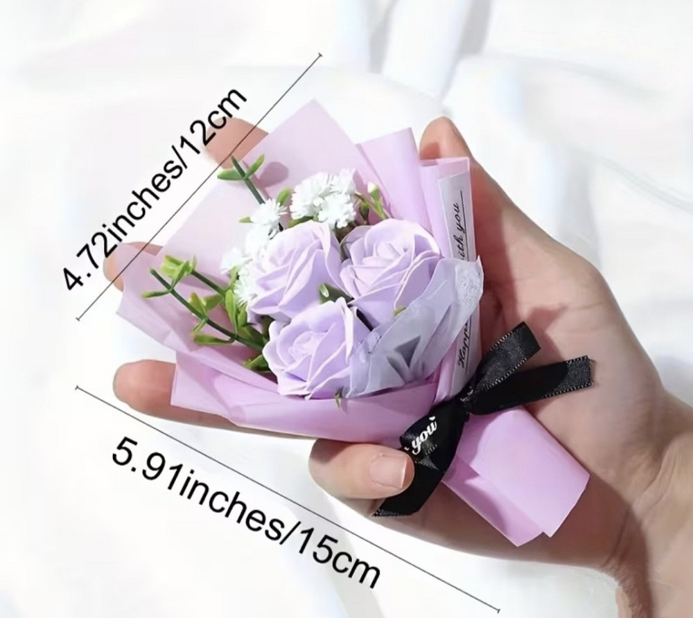 Мило-букет "Троянда" Рожевий Сміла - фото 5