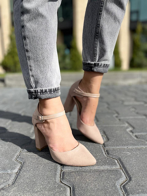 Nivelle Босоніжки жіночі NIVELLE 1910/9535-9544 пудра (літо, замша натуральна) (3720) Коломия - фото 8