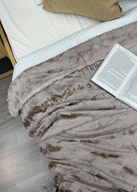 Плед-покривало 200х230 см (+-5см) Сірий (87-245) Київ - фото 7