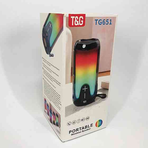 Акустические колонки с блютузом TG651, Портативная беспроводная колонка с хорошим звуком CK-55 Львов