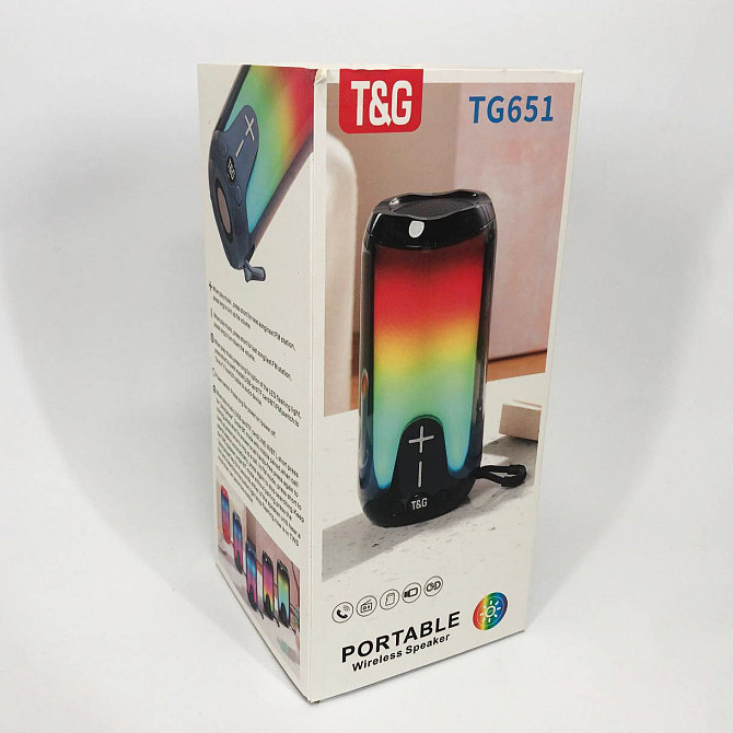 Акустические колонки с блютузом TG651, Портативная беспроводная колонка с хорошим звуком CK-55 Львов - изображение 3