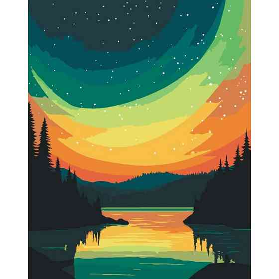 Картина за номерами "Нічне світло" 11063-AC 40х50 см Вінниця