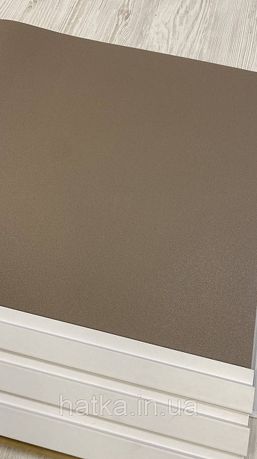 Шпалери метрові вінілові на флізеліні A.S.Creation Elite of Shades1.06x10 однотон коричневий 78653-8 Київ - фото 3