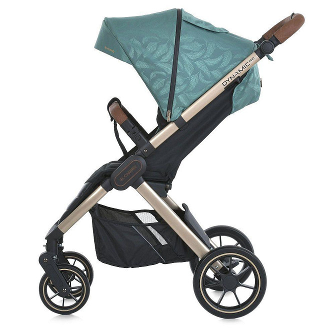 Коляска дитяча EL CAMINO DYNAMIC PRO Special Mint прогулянкова з чохлом та дощовиком М'ятна з пір'ячками (ME 1053G-2) Чернігів - фото 5