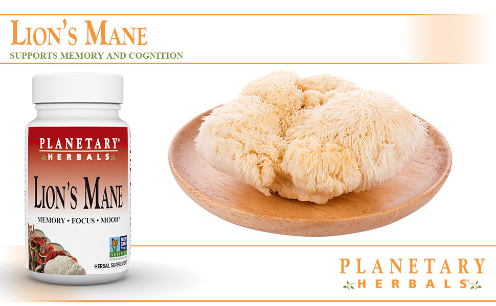 Левова грива Planetary Herbals Lion's Mane, 1,000 mg, 30 Vegan Capsules (500 mg per Capsule) Луцьк - фото 3