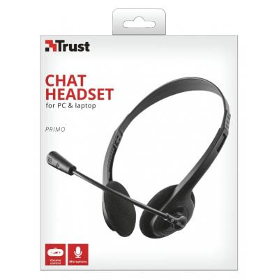 Наушники Trust Primo Chat 3.5mm BLACK (21665) Винница - изображение 8