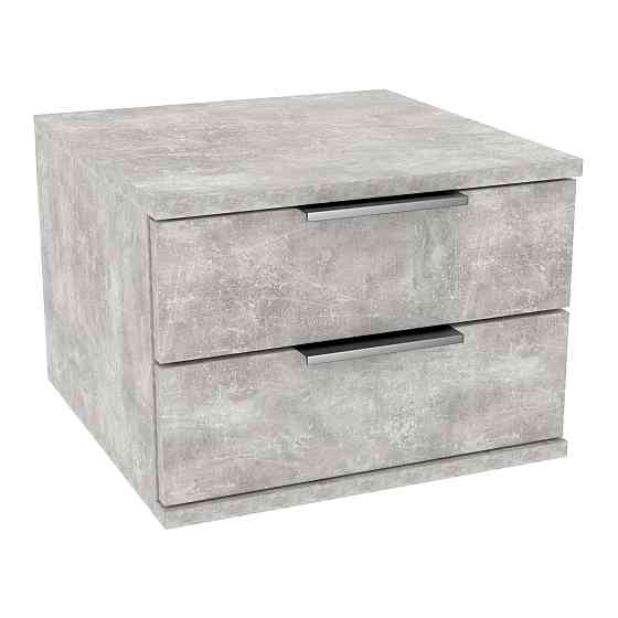 Тумба навесная прикроватная Кристалл, Бетон, 400/400/290 Львов