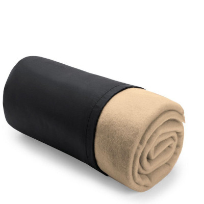 Плед Voyager флисовый Voyager в сумке-чехле 150 x 120 см Бежевый (V7822-20) Винница - изображение 1