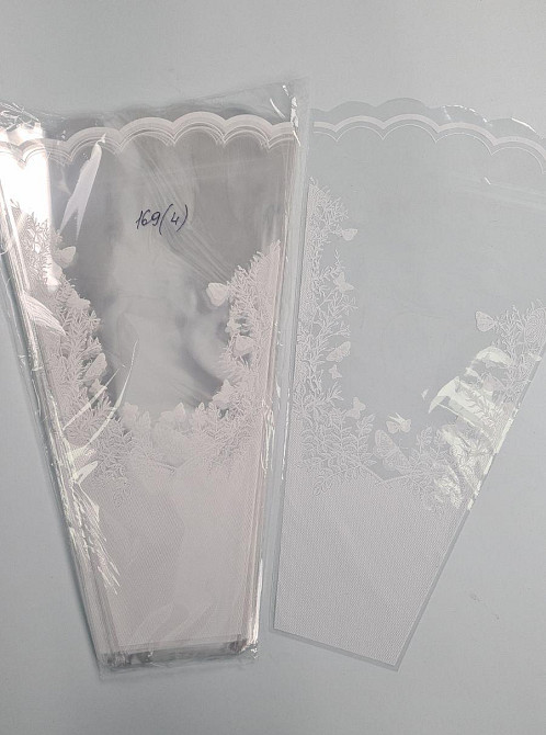 Упаковка конус под цветы h60/13низ/37верх(100 шт) узор 169 (4) (100 шт) Харьков - изображение 2