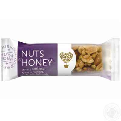 Батончик Tekmar Горіх з медом 35 г (8585004501170) Вінниця