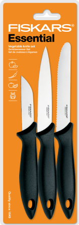 Набор Кухонных Ножей для чистки 3 предмета Fiskars 