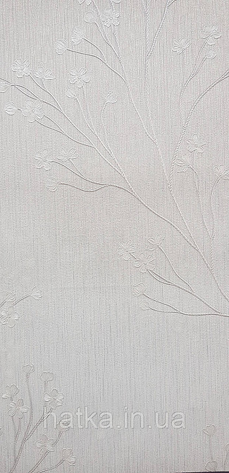 Шпалери вінілові на флізеліні Grandeco Anita 1,06х10 гілки квіти екостиль сірі Київ - фото 2