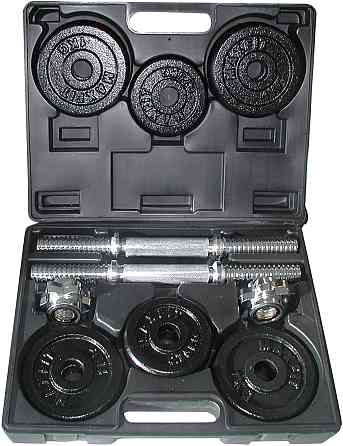 Гантели сборные Toorx 15 кг с кейсом (VAL-15DGN) Киев