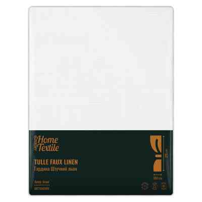 Штора Ardesto Гардина искусственный лен 100% полиэстер 300х270 см, белый (ART1080WH) Винница