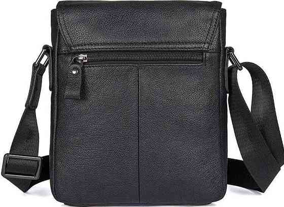 Сумка Vintage 14545 из натуральной кожи Черная Киев