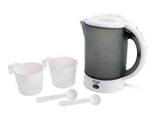 Електрочайник дорожній Adler AD 1268 з чашками і ложечками Винница