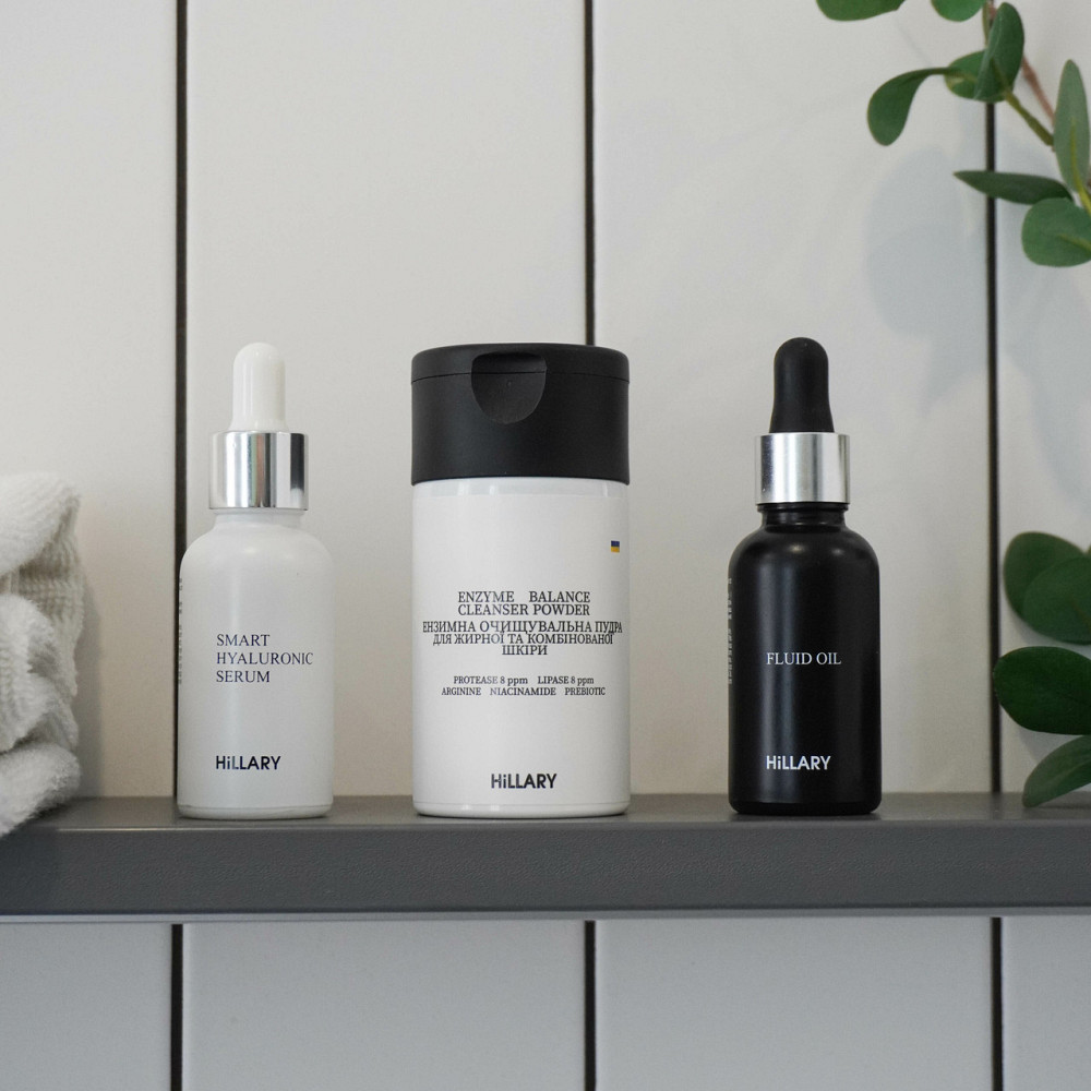 Набір Ензимне очищення та зволоження для сухої та нормальної шкіри + Олійний флюїд Київ - фото 2