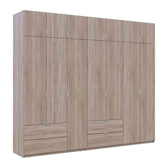 Шкаф для одежды Doros Лукас Дуб сонома 3+4 ДСП 280х50х240 DRS-011706 (42005119) Днепр