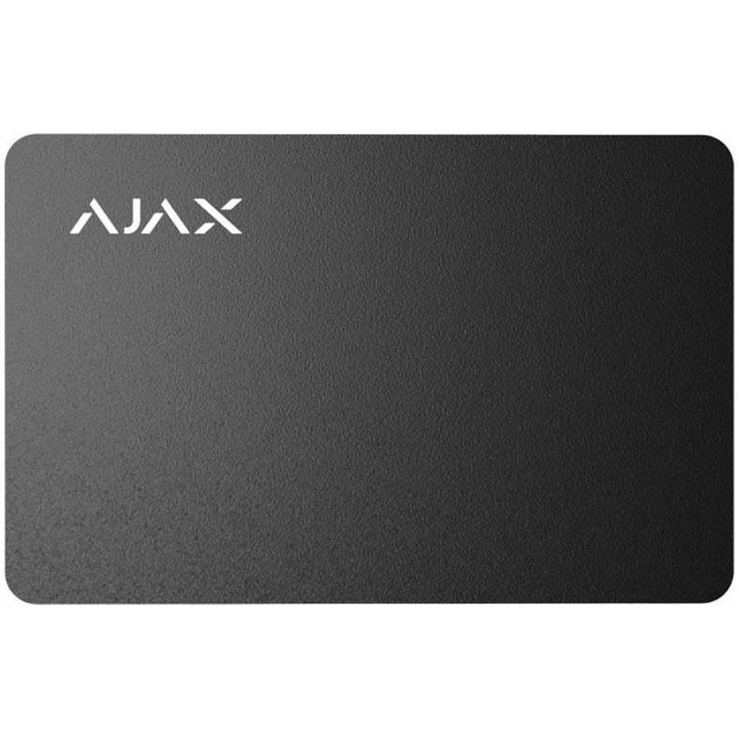 Безконтактна карта Ajax Pass Black (10 шт.) для клавіатури KeyPad Plus ( 16094 ) Харків - фото 4