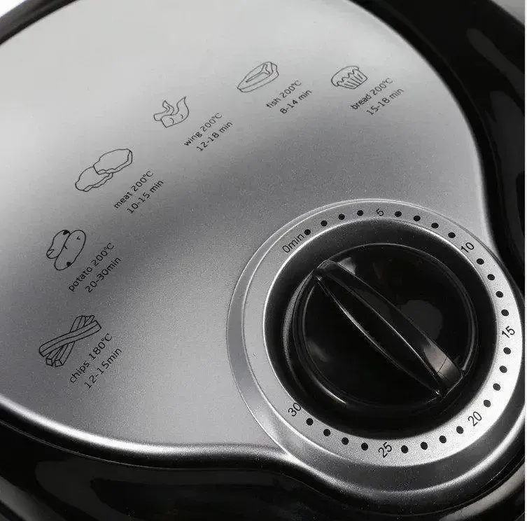 Повітряна фритюрниця MS-3220 1300 Вт, аерогриль без олії, об'єм 4.5 л, керування температурою Одеса - фото 9