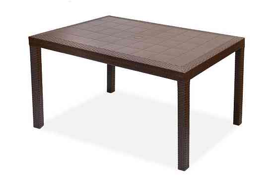 Стіл для саду пластиковий BICA Houston, коричневий Київ